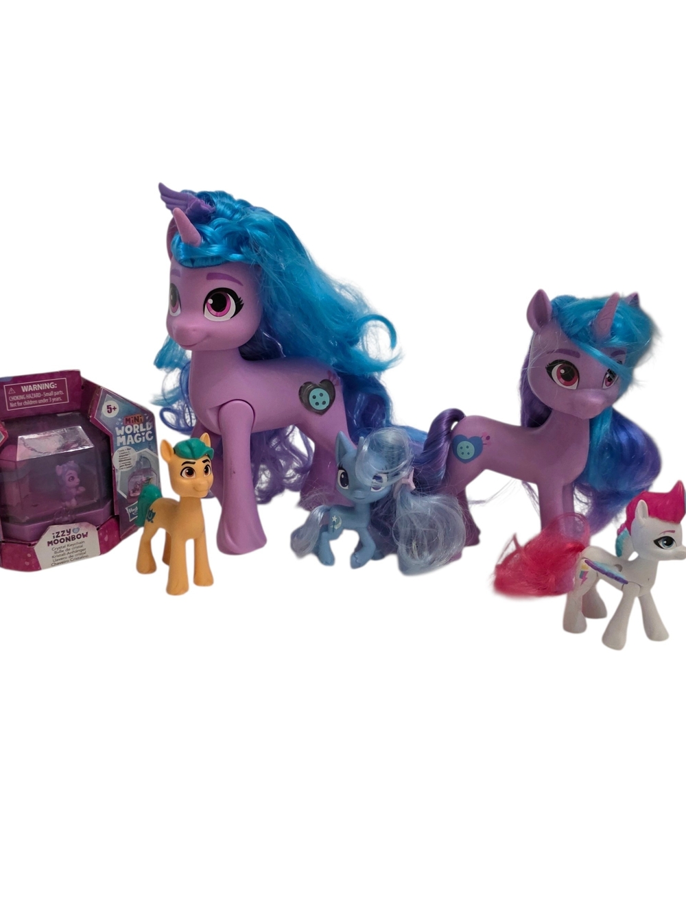 My Little Pony MLP Lot Of 6 Ponies G5 Izzy Moonbow Hitch Princess Luna Zipp Toys